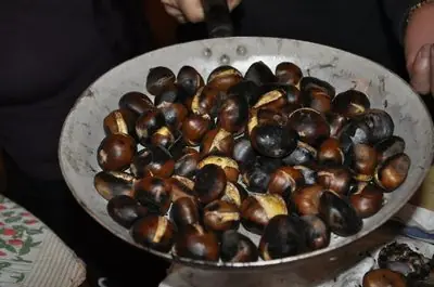 Castanhas assadas