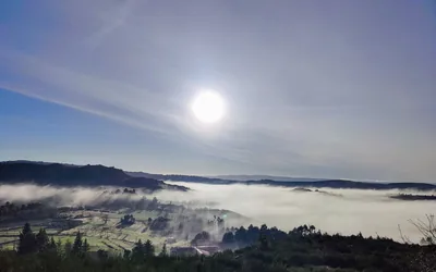 Paisagem de inverno em Trás-os-Montes
