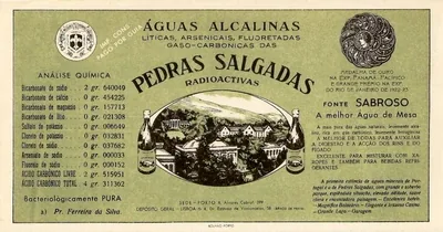 Cartaz vintage — Vidago Radioactiva